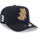 cappellino-snapback-blu-navy-curva-9fifty-a-frame-emblem-dei-boston-red-sox-mlb-di-new-era