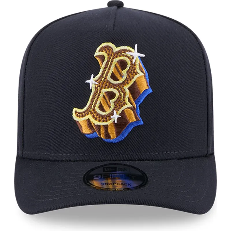 cap-gebogen-navy-blue-snapback-9fifty-a-frame-emblem-van-boston-red-sox-mlb-van-new-era cap-gebogen-navy-blue-snapback-9fifty-a-frame-emblem-van-boston-red-sox-mlb-van-new-era