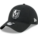 petten-gebogen-zwart-verstelbare-band-9twenty-stamp-van-vegas-golden-knights-nhl-van-new-era