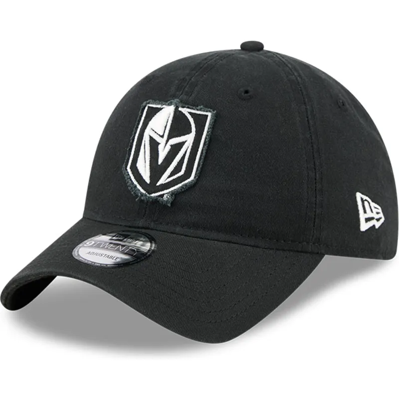 petten-gebogen-zwart-verstelbare-band-9twenty-stamp-van-vegas-golden-knights-nhl-van-new-era