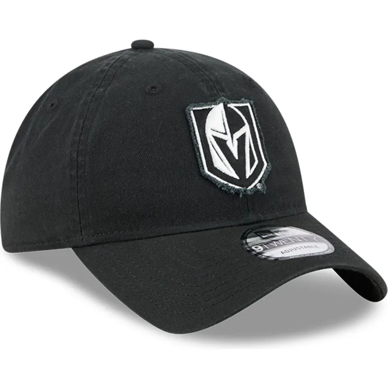 petten-gebogen-zwart-verstelbare-band-9twenty-stamp-van-vegas-golden-knights-nhl-van-new-era