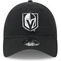 petten-gebogen-zwart-verstelbare-band-9twenty-stamp-van-vegas-golden-knights-nhl-van-new-era