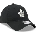 czarna-zakrzywiona-czapka-regulowana-9twenty-stamp-toronto-maple-leafs-nhl-od-new-era