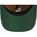 petten-gebogen-bruin-verstelbare-band-9twenty-a-frame-wool-pinstripe-van-los-angeles-dodgers-mlb-van-new-era