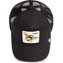 casquette-trucker-noire-abeille-queen-bee-goorin-bros