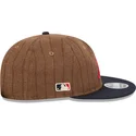 petten-plat-bruin-verstelbare-band-9fifty-retro-crown-wool-pinstripe-van-atlanta-braves-mlb-van-new-era