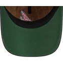 atlanta-braves-mlb-new-era-9twenty-a-frame-wool-pinstripe-justerbar-brun-og-marinebla-buet-kasket