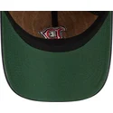 petten-gebogen-bruin-verstelbaar-9twenty-a-frame-wool-pinstripe-van-boston-red-sox-mlb-van-new-era