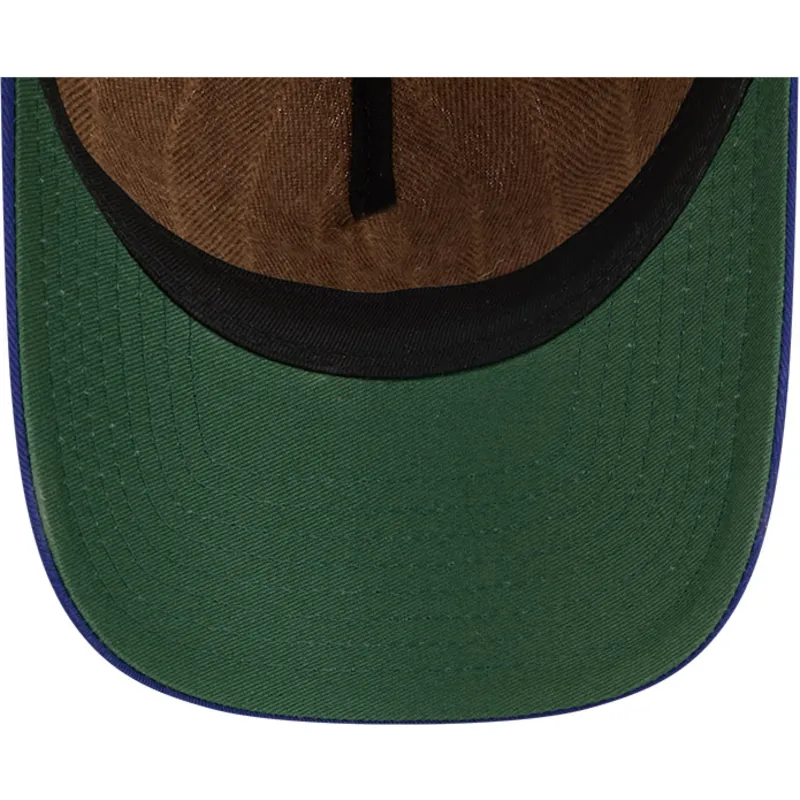 petten-gebogen-bruin-verstelbaar-9twenty-a-frame-wool-pinstripe-van-detroit-tigers-mlb-van-new-era