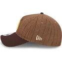 petten-gebogen-bruin-verstelbare-band-9twenty-a-frame-wool-pinstripe-van-san-diego-padres-mlb-van-new-era