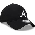 petten-gebogen-zwart-verstelbare-band-9twenty-merino-wool-van-atlanta-braves-mlb-van-new-era