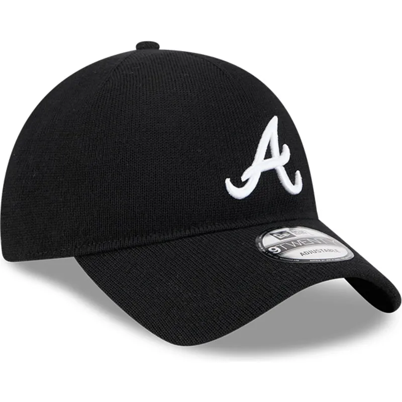 czarna-regulowana-czapka-z-daszkiem-9twenty-merino-wool-atlanta-braves-mlb-new-era
