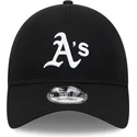 czarna-zakrzywiona-czapka-regulowana-9twenty-merino-wool-oakland-athletics-mlb-od-new-era