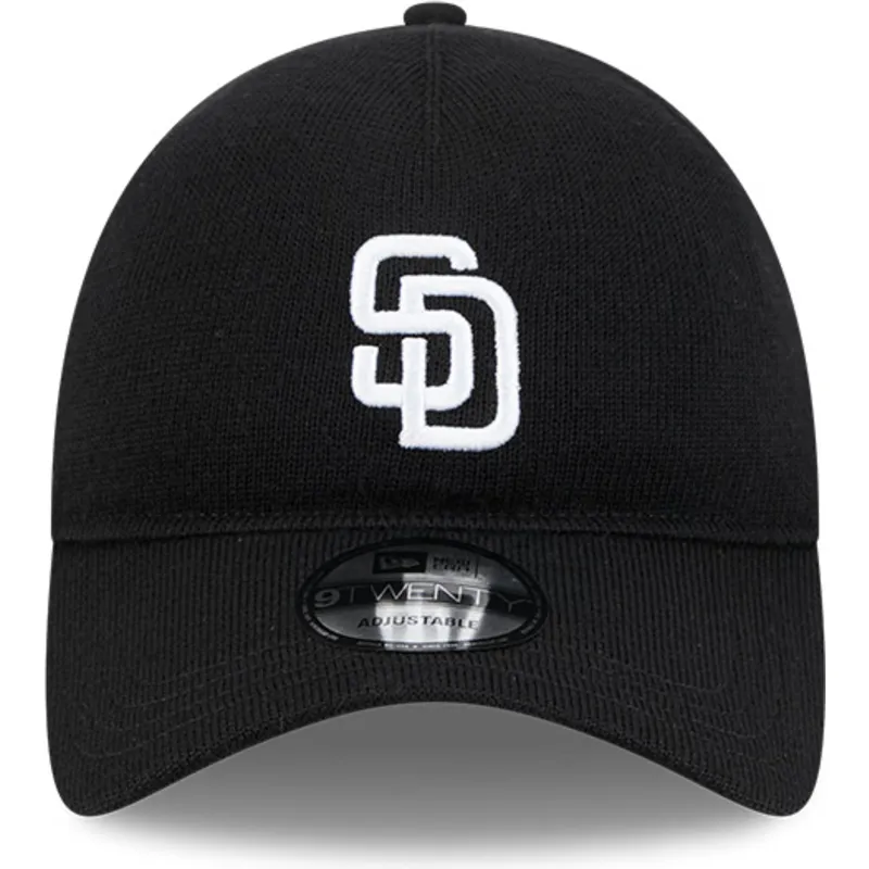 sort-justerbar-buet-kasket-9twenty-merino-wool-fra-san-diego-padres-mlb-fra-new-era