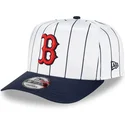 petten-gebogen-wit-snapback-9fifty-a-frame-satin-pinstripe-van-boston-red-sox-mlb-van-new-era