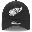 petten-gebogen-zwart-verstelbaar-9twenty-stamp-van-detroit-red-wings-nhl-van-new-era