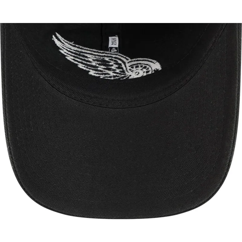 schwarze-verstellbare-curved-cap-9twenty-stamp-der-detroit-red-wings-nhl-von-new-era