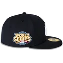 petten-plat-marineblauw-aangepast-59fifty-world-series-2009-side-patch-van-new-york-yankees-mlb-van-new-era