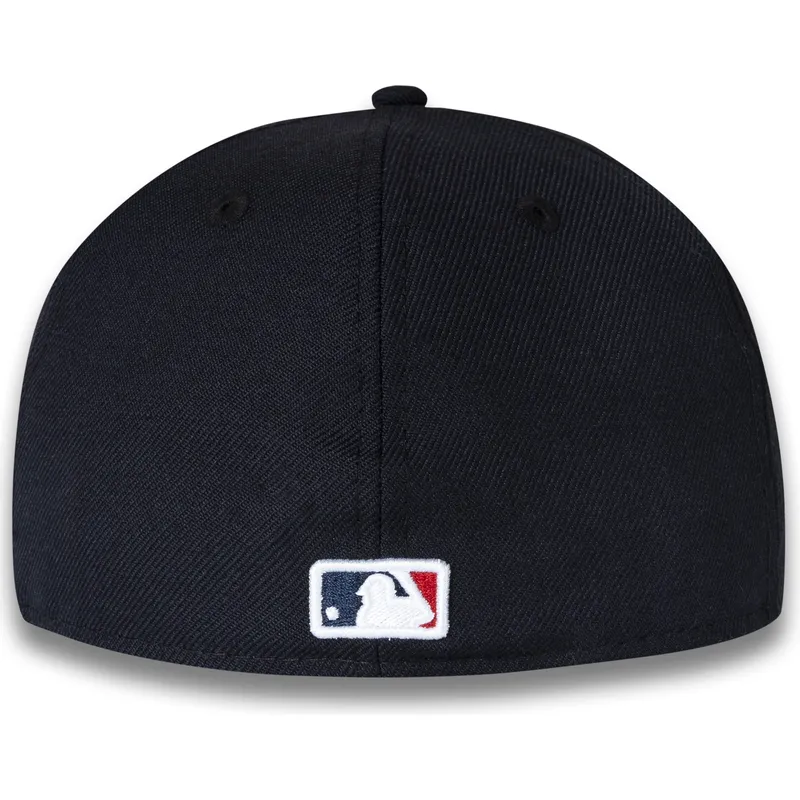 petten-plat-marineblauw-fitted-59fifty-world-series-2009-side-patch-van-new-york-yankees-mlb-van-new-era