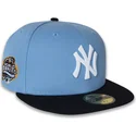 cappello-piatto-blu-regolabile-59fifty-world-series-2003-side-patch-dei-new-york-yankees-mlb-di-new-era