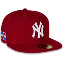 petten-plat-rood-fitted-59fifty-side-dominican-republic-van-new-york-yankees-mlb-van-new-era