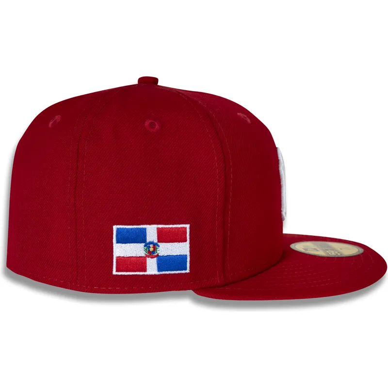 petten-plat-rood-fitted-59fifty-side-dominican-republic-van-new-york-yankees-mlb-van-new-era petten-plat-rood-fitted-59fifty-side-dominican-republic-van-new-york-yankees-mlb-van-new-era