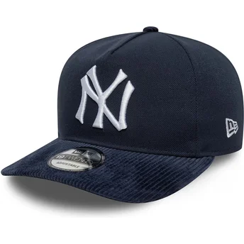 Petten gebogen marineblauw snapback 19TWENTY Coops Cord van New York Yankees MLB van New Era