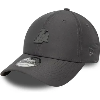 Petten gebogen grijs verstelbare band 9FORTY Pin van Los Angeles Lakers NBA van New Era