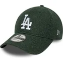 gron-curved-snapback-kasket-9forty-melton-wool-fra-los-angeles-dodgers-mlb-fra-new-era