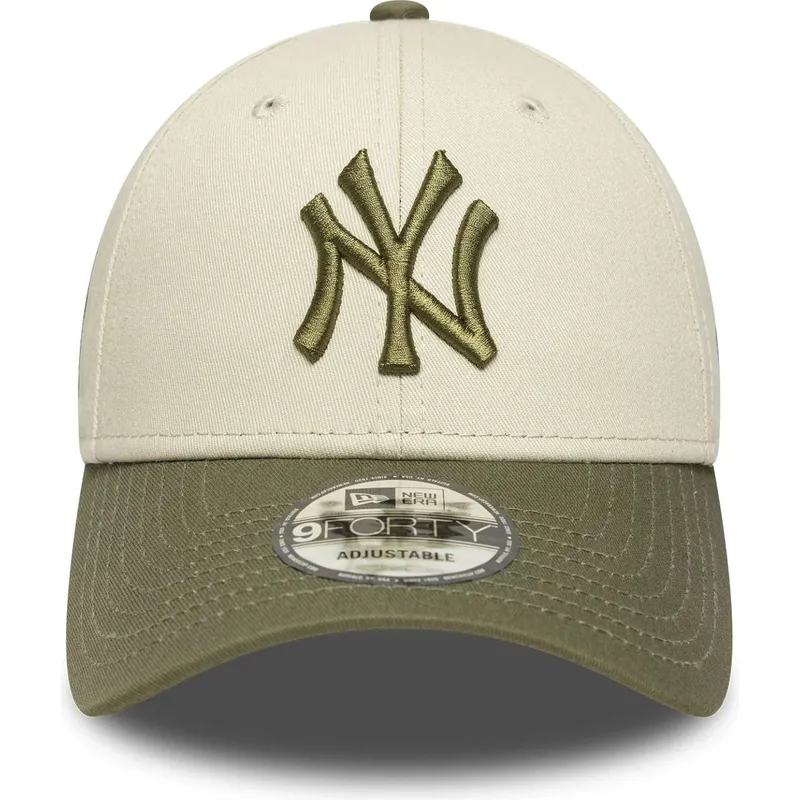 regulowana-bezowo-zielona-czapka-z-daszkiem-9forty-side-patch-new-york-yankees-mlb-new-era