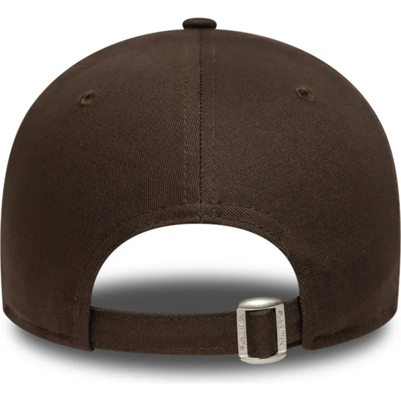 petten-gebogen-bruin-verstelbare-band-9forty-outline-van-los-angeles-dodgers-mlb-van-new-era