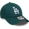 zielona-regulowana-czapka-z-daszkiem-9forty-league-essential-los-angeles-dodgers-mlb-new-era