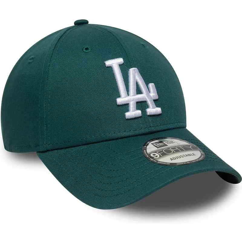 gron-justerbar-kurvad-keps-9forty-league-essential-fran-los-angeles-dodgers-mlb-av-new-era