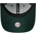 petten-gebogen-groen-verstelbare-band-9forty-visor-script-van-los-angeles-dodgers-mlb-van-new-era
