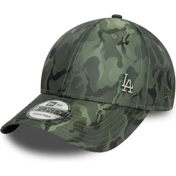 New Era Curved Brim 9FORTY Flawless Pin Los Angeles Dodgers MLB Camouflage Adjustable Cap