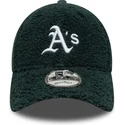 petten-gebogen-groen-verstelbare-band-9forty-winter-borg-van-oakland-athletics-mlb-van-new-era