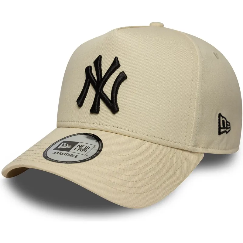 buet-beige-snapback-kasket-9forty-e-frame-side-patch-fra-new-york-yankees-mlb-fra-new-era