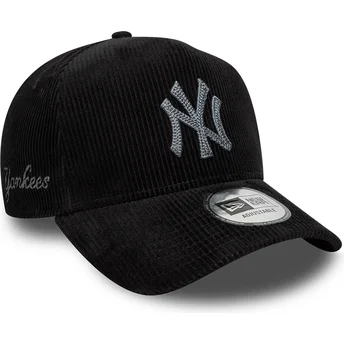 Petten gebogen zwart verstelbare band 9FORTY E Frame Cord van New York Yankees MLB van New Era