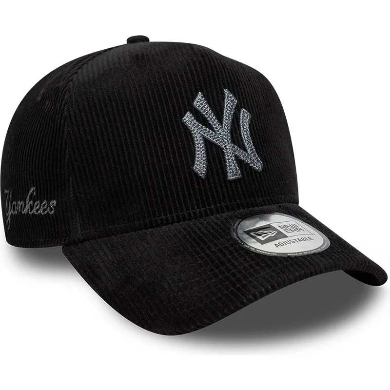 petten-gebogen-zwart-verstelbaar-9forty-e-frame-cord-van-new-york-yankees-mlb-van-new-era petten-gebogen-zwart-verstelbaar-9forty-e-frame-cord-van-new-york-yankees-mlb-van-new-era