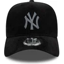 gorra-curva-negra-ajustable-9forty-e-frame-cord-de-new-york-yankees-mlb-de-new-era