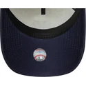 new-era-curved-brim-9forty-e-frame-world-series-patch-new-york-yankees-mlb-beige-and-navy-blue-snapback-cap