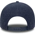 petten-gebogen-marineblauw-snapback-9forty-e-frame-melton-van-los-angeles-dodgers-mlb-van-new-era