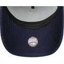 petten-gebogen-marineblauw-snapback-9forty-e-frame-melton-van-los-angeles-dodgers-mlb-van-new-era