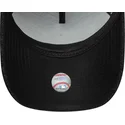 new-york-yankees-mlb-new-era-9forty-e-frame-melton-svart-bojd-snapback-keps-med-svart-logotyp
