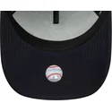 new-era-new-york-yankees-mlb-9forty-e-frame-tonal-icon-snapback-kappe-mit-gebogenem-schirm-in-marineblau