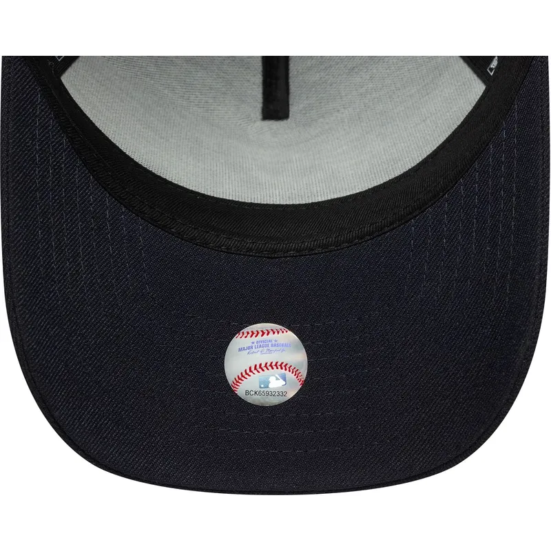 marinebla-buet-kasket-snapback-9forty-e-frame-tonal-icon-fra-new-york-yankees-mlb-fra-new-era