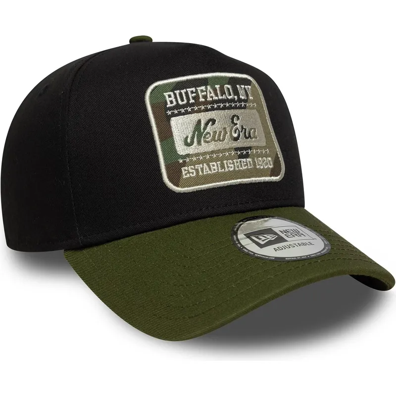 petten-gebogen-meerkleurig-snapback-9forty-e-frame-camo-patch-van-new-era