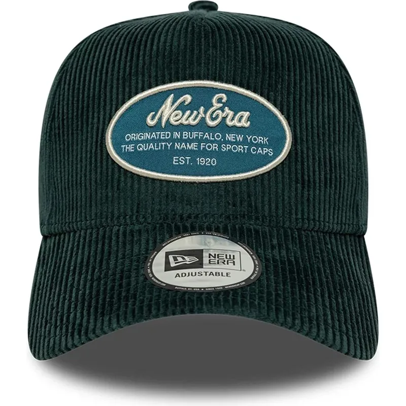 gron-buet-kasket-snapback-9forty-e-frame-patch-cord-fra-new-era