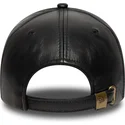 cappellino-curvo-nero-regolabile-9forty-e-frame-img-leather-di-new-york-yankees-mlb-di-new-era