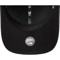 los-angeles-dodgers-mlb-new-era-9forty-m-crown-pu-sort-snapback-kasket-med-buet-skygge-og-sort-logo